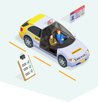 behind the wheel driving class