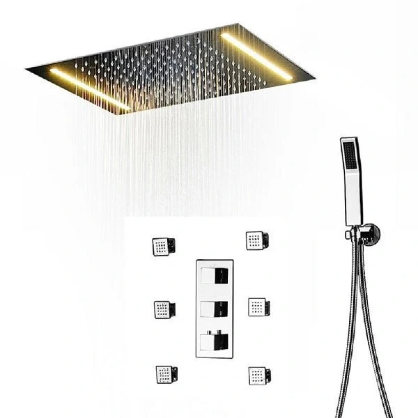 luxury spa led shower systems