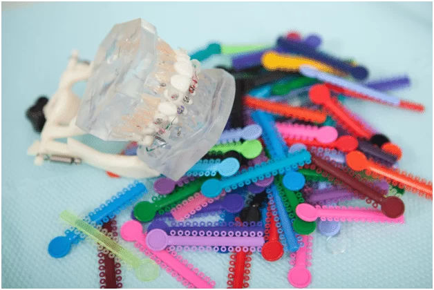 the colors for braces