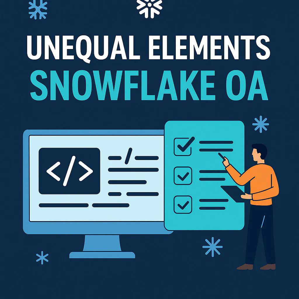 unequal elements snowflake oa